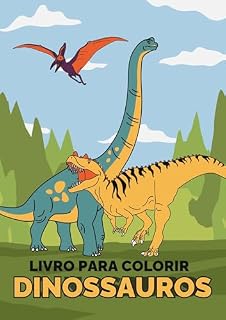 Livro Livro para colorir: edição Dinossauros (Para colorir e aprender)