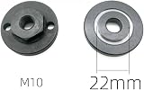 RANRAO Angle Grinder Flange Nut Set M10, 20mm 22mm 22.2mm Blade Compatible view 2