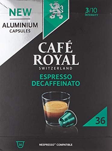 Café Royal Espresso Decaffeinato 36 Kapseln für Nespresso Kaffee Maschine - 5/10 Intensität - UTZ-zertifiziert… – Bild 3