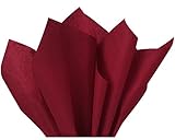 Dark Burgundy Bulk Tissue Paper 15 Inches x 20 Inches - 100 Sheets