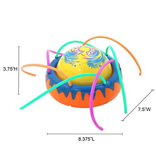 BANZAI Geyser Blast Sprinkler (WaterPowered Spinning Sprinkler), Blue Pricepulse