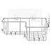 SANNO Shower Organizer Adhesive Corner Shower Caddy, Bath Shelf Storage Shampoo Conditioner Bathroom Kitchen Storage Organizer for Kitchen & Bathroom Accessories - Rustproof Stainless Steel