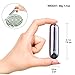 Rechargeable Mini Finger Massager with 10 Strong Patterns,Luvkis Handheld Waterproof Personal Massager Vibrating Suitable for Neck Back Acupoint and Fatigue Relief