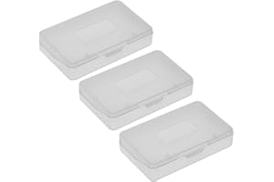10pcs Clear Plastic Game Cartridge Card Box Case Cover for Games Boy Advance GBAS Protective Holder Storage Solution Box, Tra