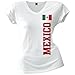 Old Glory - World Cup Mexico Juniors V-Neck T-Shirt White