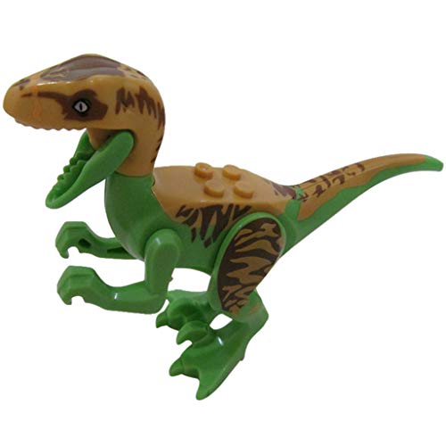 Livoty Dinosaur Toy Playset 8 Pack,Buildable Dinosaur Building Blocks Figures Toys with Movable Jaws,Including T Rex,Pterosaur,Velociraptor, etc (Multicolor) - Thumbnail 3