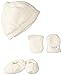 Jj Cole Bundleme Shearling Baby Hat, Mittens and Booties Set