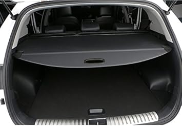 Caartonn Cargo Cover For 2013 2014 2015 2016 2017 2018 2019 Ford Escape Trunk Retractable Cargo Luggage Security Shade Cover Shield Black With Small Flaps Trunk Organizers
