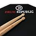 Drum Pad And Sticks Practice Pad By Drum Republic. Premium 12 Inch Pad For Adults And Pair Of 5A Drumsticks. Snare Drum Practice Kit For Beginners And Pro Drummers. 12 In Single Sided Pad