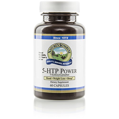Nature's Sunshine 5-HTP Power, 60 Capsules | Helps Support the Nervous System and May Improve Your Appetite, Mood, and Sleep