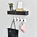 WELLAND Wall-Mounted Storage Shelf with 2 Drawers, Espresso