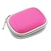 BIRUGEAR Hot Pink Bluetooth Headset Carrying Pouch Case for Plantronic M50, Discovery 975, 925, Voyager Pro+, Pro 220, 520, M20, Explorer 360, 390, 220, 233, 240, 510 m155, M100