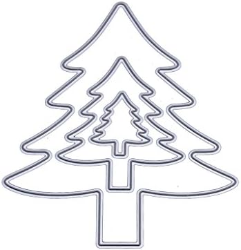 Flying kite Carbon Steel Cutting Dies Stencil Template for DIY Scrapbook Album Paper Card Craft Decoration - Christmas Tree