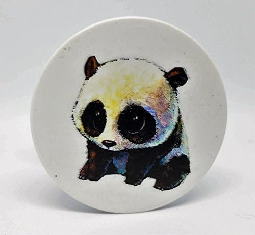 Collapsible Grip & Stand for Phones and Tablets (Panda)