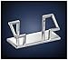 ArtsOnDesk Modern Art Business Card Stand Holder St201 Stainless Steel Silver color Patented Luxury Desk Accessory Name Card Case Office Organizer Gift for any Occasions