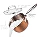 MICHELANGELO 1.5 Quart Saucepan with Lid Rose Gold, Stainless Steel Sauce Pan, Small Saucepan, 1.5 Quart Sauce Pot, Induction Compatible