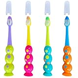 Trueocity Kids Toothbrush 4 Pack - Soft Contoured