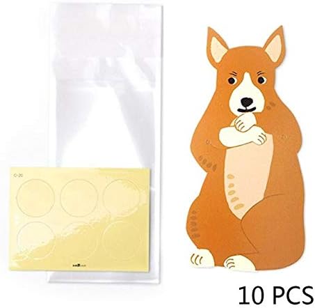 Rens Leuke Animal Candy Bags 10pcs Candy Sweet Cookie Verpakkingsdoos Baby Douche Verjaardag Nieuwjaar Gift Bag Voor Candy Snack Kangaroo Amazon Nl