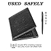 HerriaT Leather Passport Holder Cover Case RFID Blocking Travel Wallets Card Case for Women Men(Black)