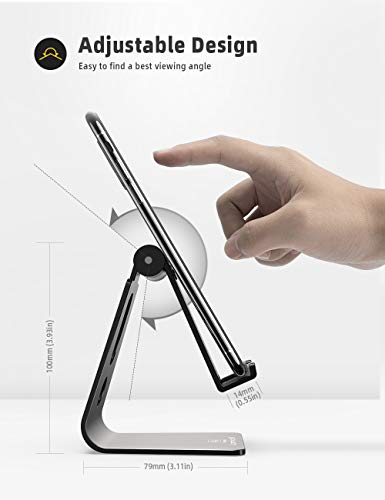 Adjustable-Cell-Phone-Stand-Lamicall-Phone-Stand-Update-Version-Cradle-Dock-Holder-Compatible-with-iPhone-Xs-XR-8-X-7-6-6S-Plus-SE-5-5S-5C-Charging-Accessories-Desk-Android-Smartphone-Black