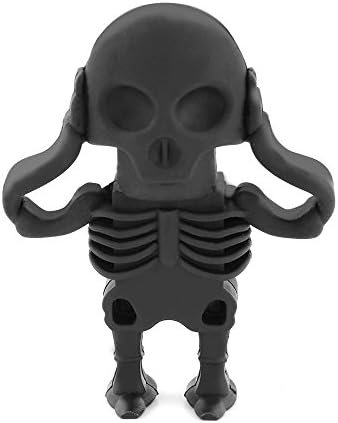 Funnyusb Cartoon Skull Shape Flash Drive USB 3.0 32GB High Speed Flash Memory Pen Drive Skeleton Design Thumb Stick