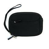 GizmoDorks Soft Neoprene Case Cover for Samsung Galaxy Player 5.0 MP3 Player with Carabiner Key Chain - Black