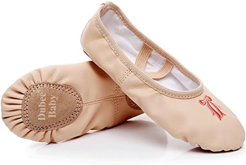 Leather Ballet Shoes for Girls,Ballet Slippers Flats Dance Shoes(Toddler/Little Kid/Big Kid)