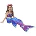 Mskseciy Mermaid Tails for Girls Swimming 3Pcs Mermaid Bathing Suit Swimsuit for 3-12 Year Old