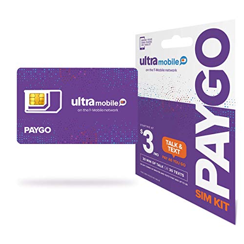 Ultra Mobile Sim Card PayGo $3/mo - Thumbnail 2