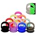 Longbeauty 11 Pair Thin Silicone Ear Skin Flexible Flesh Double Flared Ear Tunnels Expander Plugs Stretcher 11 Colors-6mm