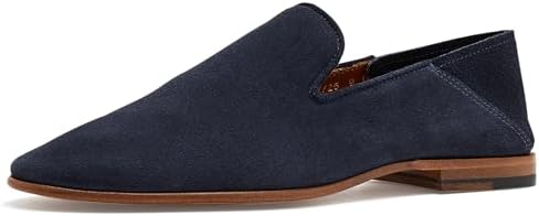Born Men\'s‎ Navy Nubuck Allan Driving Moccasins, Size 14M Born Men main image 2