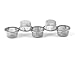 Xmifer 5pcs 0.5Inch Diameter Crystal Tobacco Pipe Stainless Steel Mental Screen Filters for Crystal Smoking Pipes Use (Silver)