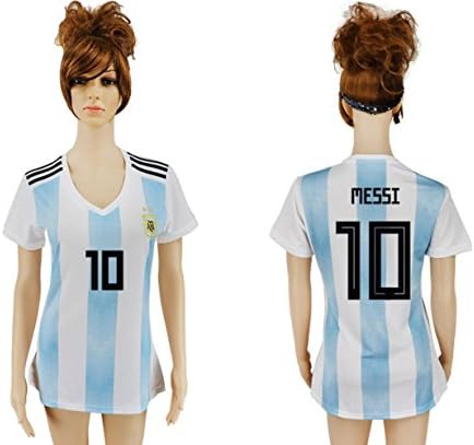 GDQLY Russia 2018 World Cup Messi 10# Argentina Women Jersey Size S