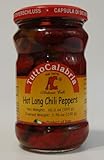 Tutto Calabria Hot Long Italian Chili Peppers in Oil Jar, 9.8 Ounce