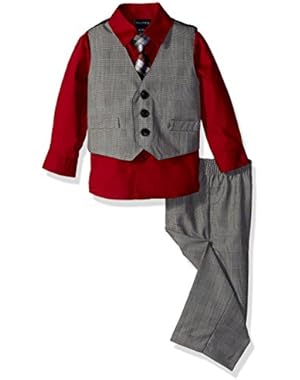 Nautica Baby Boys'' Glen Plaid Vest Set