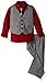 Nautica Baby Glen Plaid Vest Set, Rio Red, 12 Months