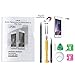Replacement Compatible with iPhone 6 Plus, in Black 5.5'' with Tools, Manual, Glass Protectors, LCD Repair Kit Display Full Front Touch Screen Digitizer Frame Assembly(Black)
