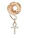 Micro Pave Egyptian Ankh Cross Pendant 22