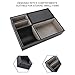 Desktop Storage Box, 5 Compartments Multi-functional PU Leather Storage Box Office Desktop Organizer Case for Your Wallet, Keys, Phones and Other Electronic Devicesthumb 4