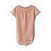 Shawhuaa Womens Carved Hollow Bat Sleeve Chiffon Top T-shirt Blouses