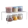iPEGTOP-Cupboard-Organiser-Cabinet-Shelf-Rustproof-Stainless-Steel-Home-and-Kitchen-Storage-Shelf-Wire-Rack-for-Kitchen-Cabinets-Dish-Drainer-Pantry-Countertops-Fridge-Food-and-Utensils-White iPEGTOP 2 Pack Large (40 x 24 cm) Freezer Cabinet Storage Shelf Rack, Rustproof Stainless Steel Kitchen Organizer Space…