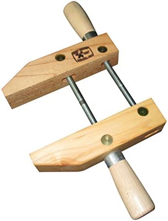 Dubuque Clamp Works Made in USA Wood Hand Screw Clamp 6 inch Hard Maple jaw
