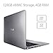 ASUS VivoBook E403SA-US21 14-inch Full HD Laptop (Intel Quad-Core N3700 Processor, 4 GB DDR3 RAM, 128GB eMMC Storage, Windows 10 Home OS) Metallic Gray, 14 inch
