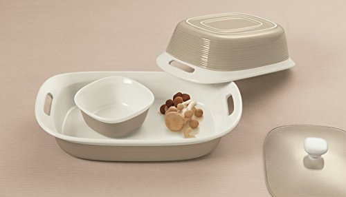CorningWare Etch 4-Piece Bakeware Set, Grass 2 CorningWare Etch 4-Piece Bakeware Set, Grass - Image 3