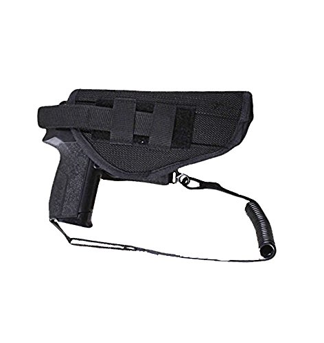 LefRight TM Multipurpose Fastener Molle Tactical Pistol Lanyard Coiled Wire Secure Sling STRAP