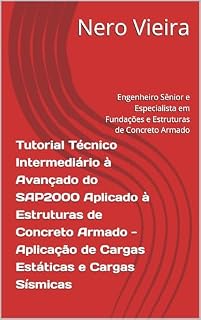 Livro Tutorial Técnico Intermediário ao Avançado do SAP2000 Aplicado à Estruturas de Concreto Armado: Aplicação de Cargas Estáticas e Cargas Sísmicas