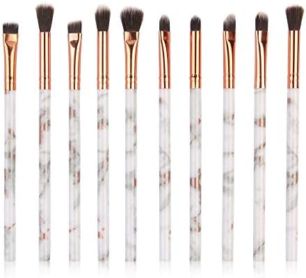Hirolan 🌸 10Pcs Makeup Brushes 🌸Multifunctional Makeup Brush Concealer Eyeshadow Brush Set Brush Premium Makeup Tool Soft Beginner Beauty Angled Contour Kabuki (Multicolor)
