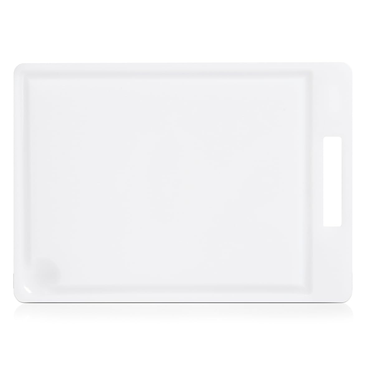 Zeller 26063 34.5 x 24.5 cm Chopping Board Plastic, White