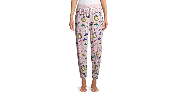 Women's Friends Plush Velour Jogger 