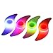 4 Pack Double Faced Bicycle Spoke Light Wind Fire Wheels Silica Gel Spoke Light Steel Wire Lamp Mountain Bike Wheel Light - Red,Blue,Green and Multi-color